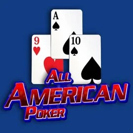 All American Poker online game logo by RTG (Reel Time Gaming) on morosspin.com
