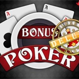 Bonus Poker Deluxe - 3 Hands online game logo by RTG (Reel Time Gaming) on morosspin.com