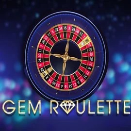 Gem Roulette slot logo by iSoftBet at Morospin Casino