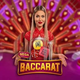 Mega Baccarat game by Pragmatic Play – logo hosted on Morospin Casino